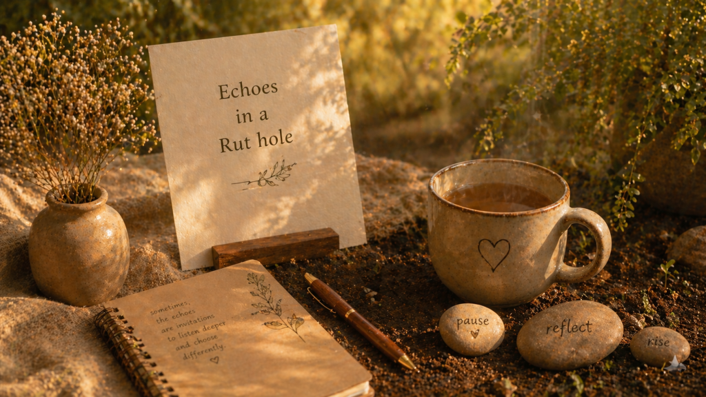 Echoes in a Rut hole
