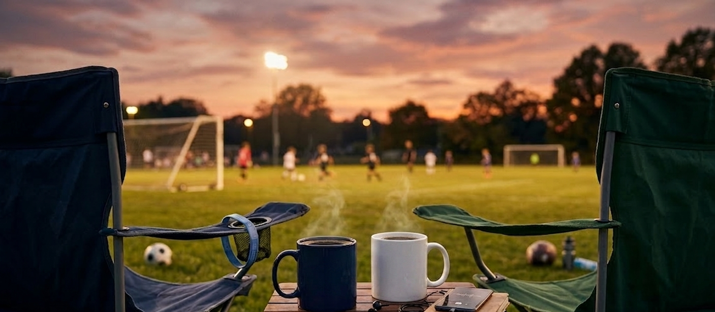 Two Coffees at Dusk